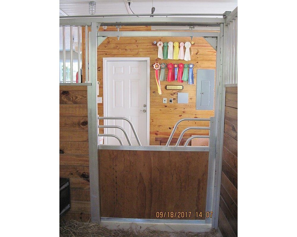 Aluminum Sliding Horse Stall Door for Miniature Horse