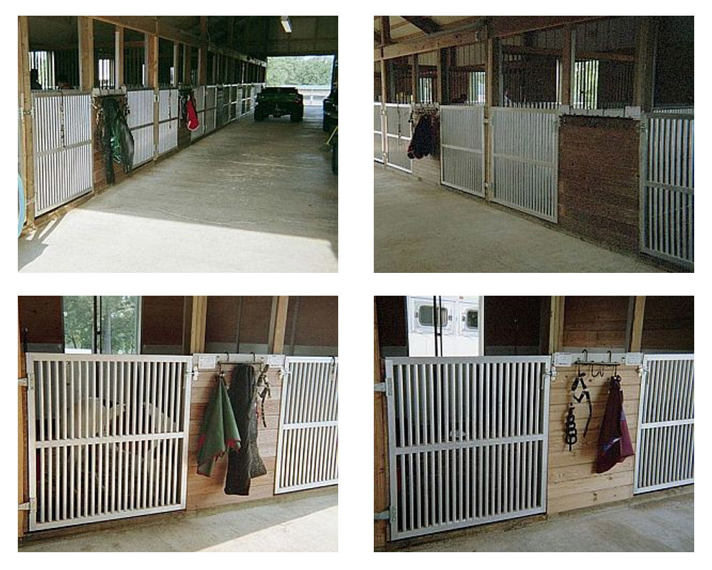 Coolbreeze ventilated horse gates.