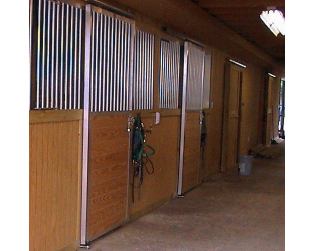 Horse stall fronts.