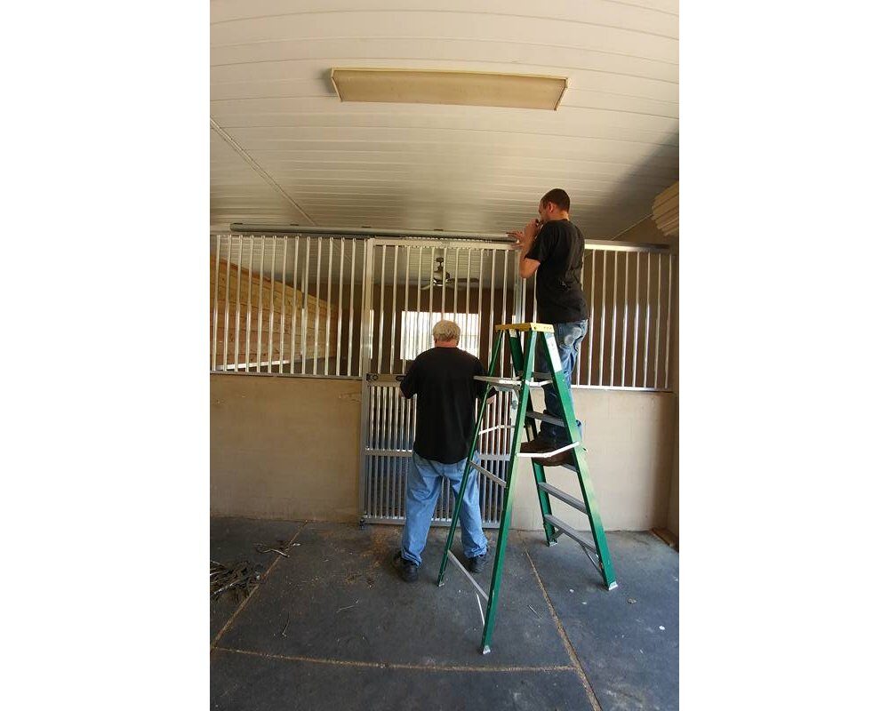 Installing Aluminum Horse Stalls