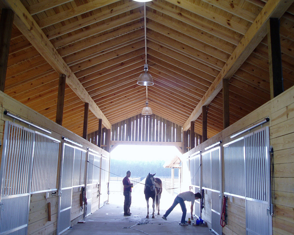 Cahoon horse stall barn.