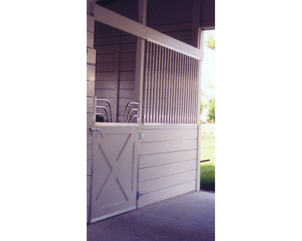 Crossbuck gossip horse gates.