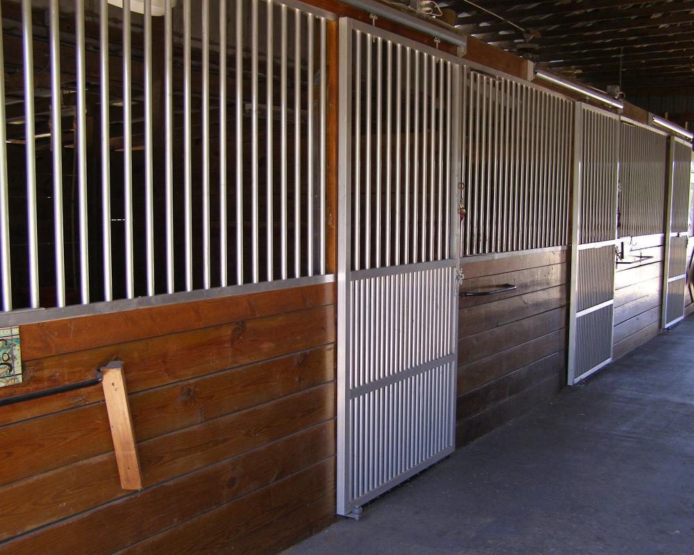 Coolbreeze sliding horse stall doors.
