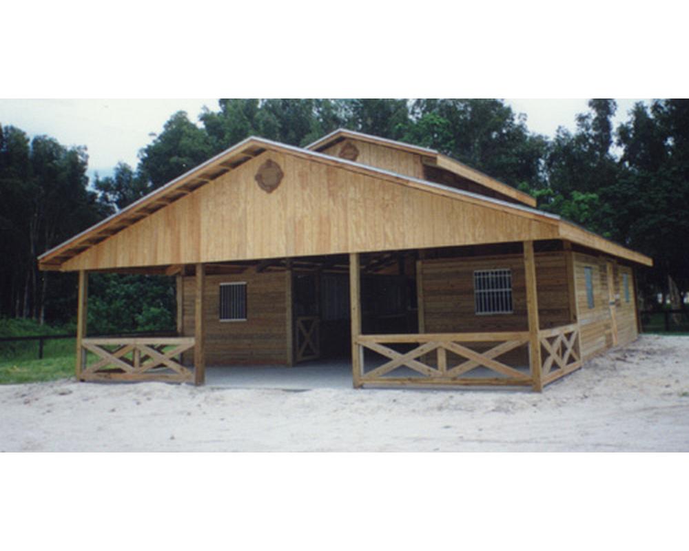 Liuzzo horse barn, featuring dutch doors, custom gossip gates and aluminum grills.