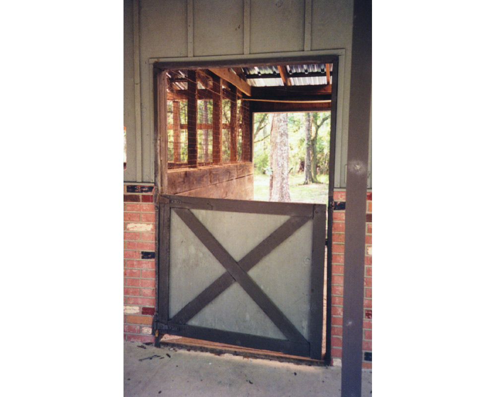 Old horse stall gate.