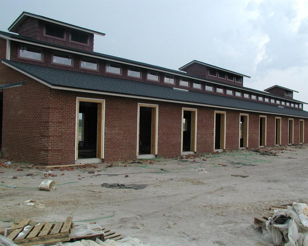 Horse barn construction