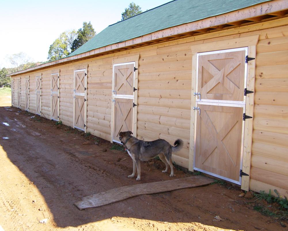 Custom sized double dutch doors.