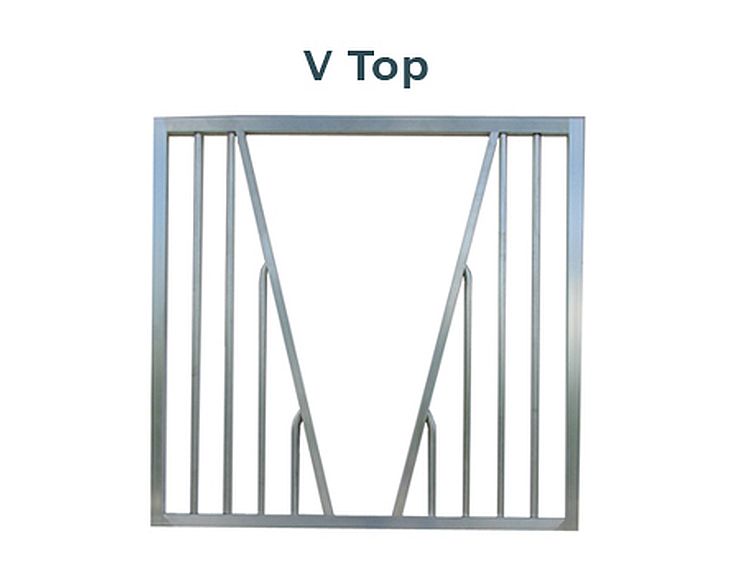 V Style Horse Stall Door Top