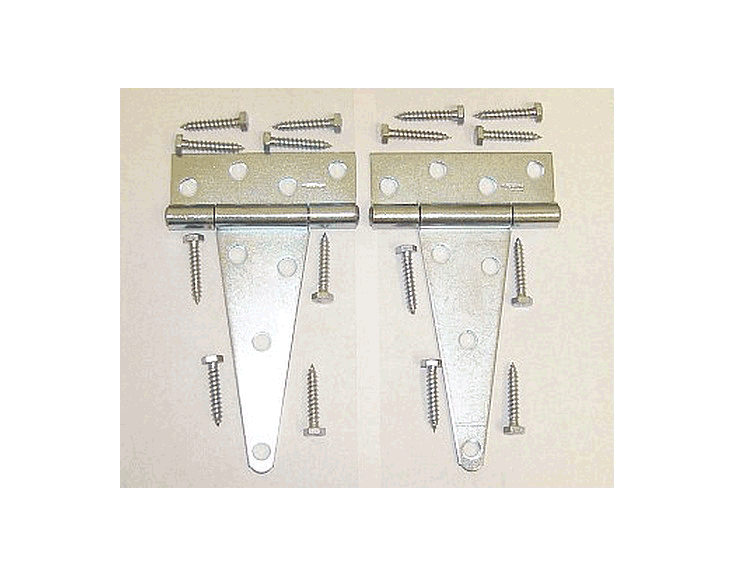 Armour Horse Stalls Door Hardware 6" THinge Set of Two (zinc plated) Armour Horse Stalls