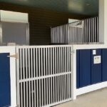 Aluminum coolbreeze ventilated gate.